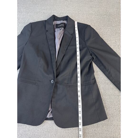 Banana Republic Blazer Suit Jacket Career Office Business Black Size 6 - Picture 6 of 7